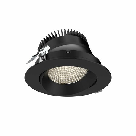 DALS Revolve 6 Inch Regressed Gimbal Downlight, Black GBR06-CC-BK